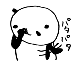 Every day of a panda in September sticker #4786655