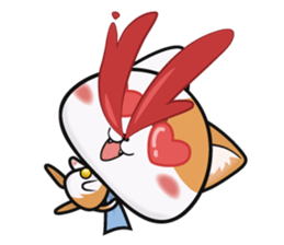 Q Meng Kee - Mushroom Cats sticker #4787473