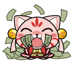 Q Meng Kee - Mushroom Cats sticker #4787480