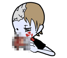 Comical ZOMBIES sticker #4787720