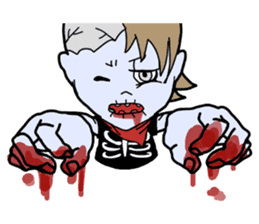 Comical ZOMBIES sticker #4787738