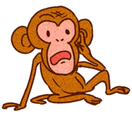 Kanyan the monkey sticker #4787985