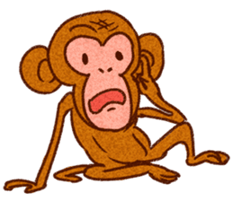 Kanyan the monkey sticker #4787985