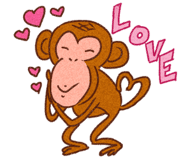 Kanyan the monkey sticker #4787988
