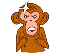 Kanyan the monkey sticker #4787989