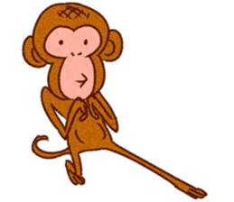 Kanyan the monkey sticker #4787998