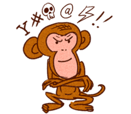 Kanyan the monkey sticker #4787999