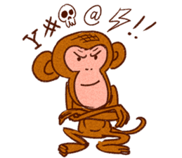 Kanyan the monkey sticker #4787999