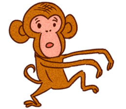 Kanyan the monkey sticker #4788001