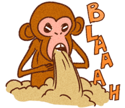 Kanyan the monkey sticker #4788002