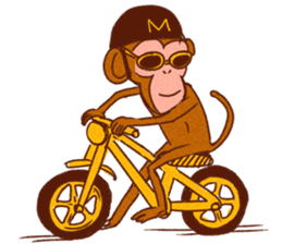 Kanyan the monkey sticker #4788017