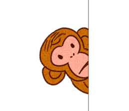Kanyan the monkey sticker #4788019