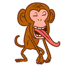 Kanyan the monkey sticker #4788021