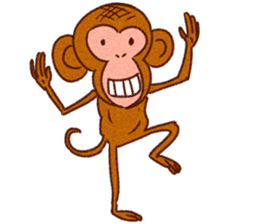 Kanyan the monkey sticker #4788023