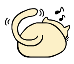 Female cat Cal sticker #4788560