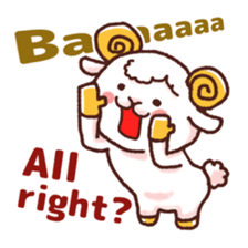 Sheep's okay? English Ver. sticker #4789064