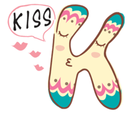 Alphabets Toon sticker #4789506