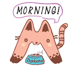 Alphabets Toon sticker #4789508