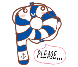 Alphabets Toon sticker #4789511