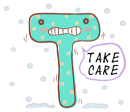 Alphabets Toon sticker #4789515