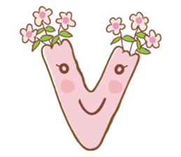 Alphabets Toon sticker #4789517