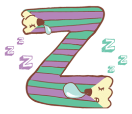 Alphabets Toon sticker #4789521