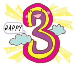 Alphabets Toon sticker #4789524