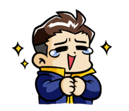 Gavin and the gang sticker #4790058