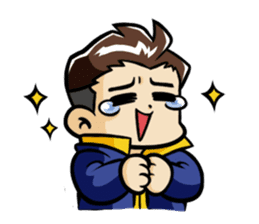 Gavin and the gang sticker #4790058