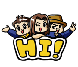 Gavin and the gang sticker #4790066