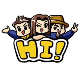 Gavin and the gang sticker #4790066