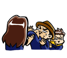 Gavin and the gang sticker #4790070