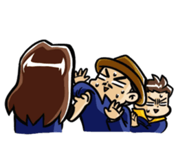 Gavin and the gang sticker #4790070