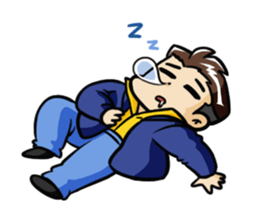 Gavin and the gang sticker #4790074