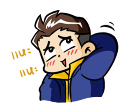 Gavin and the gang sticker #4790076