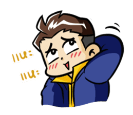 Gavin and the gang sticker #4790076