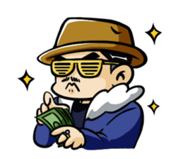 Gavin and the gang sticker #4790080