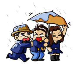 Gavin and the gang sticker #4790082