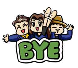 Gavin and the gang sticker #4790095