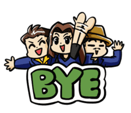 Gavin and the gang sticker #4790095