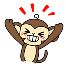 Little Monkey sticker #4790219