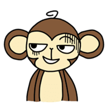 Little Monkey sticker #4790236