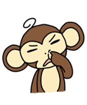 Little Monkey sticker #4790245