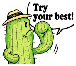 Mr.Cactus(English Version) sticker #4790536