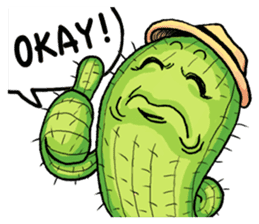 Mr.Cactus(English Version) sticker #4790538