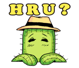 Mr.Cactus(English Version) sticker #4790542
