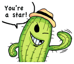 Mr.Cactus(English Version) sticker #4790545