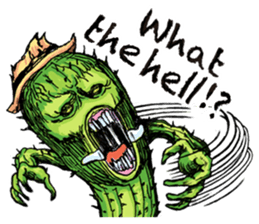 Mr.Cactus(English Version) sticker #4790548