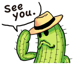 Mr.Cactus(English Version) sticker #4790555