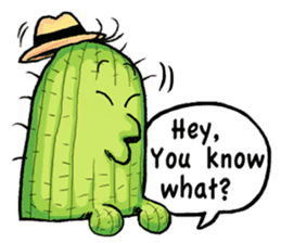 Mr.Cactus(English Version) sticker #4790557